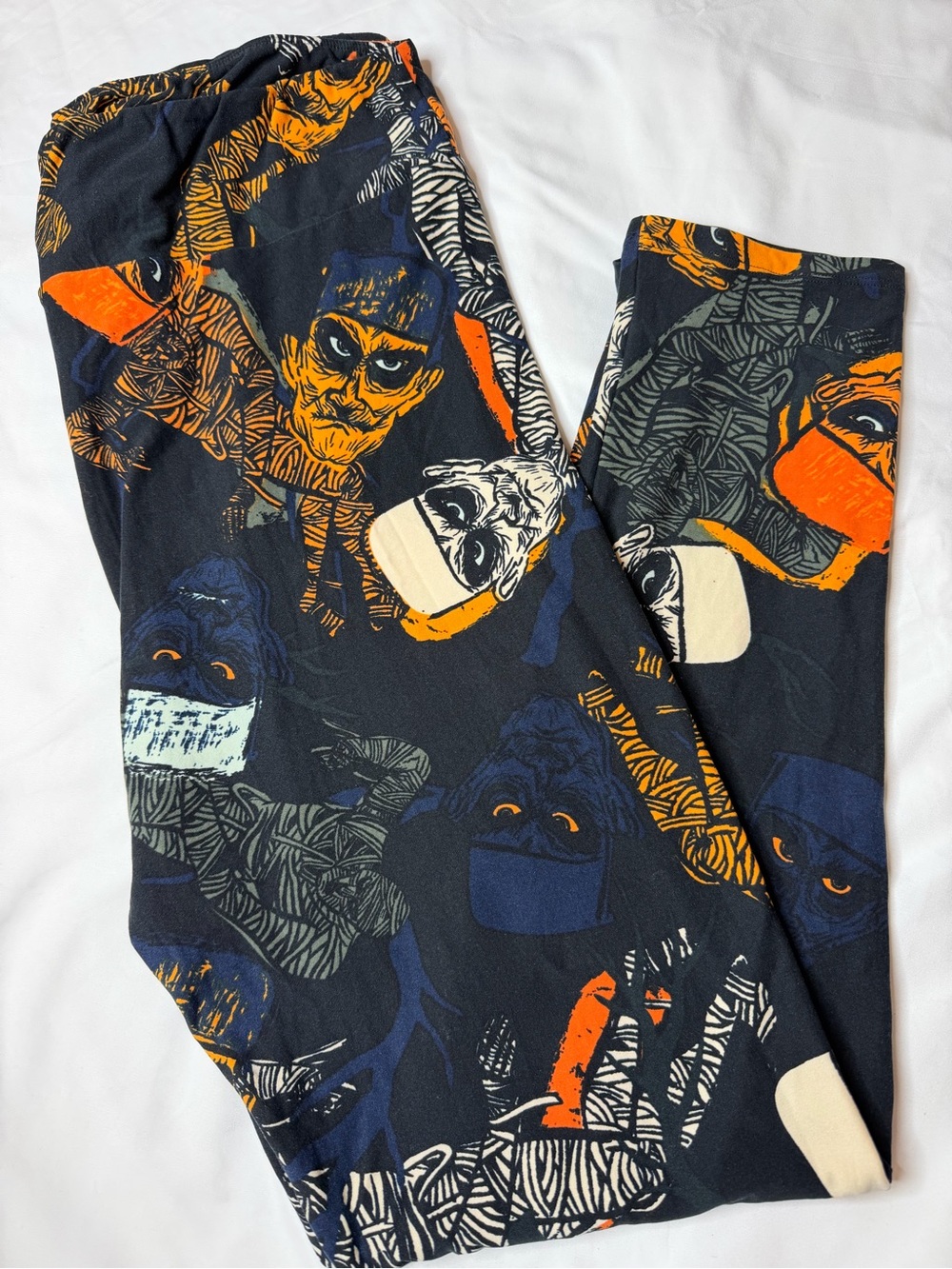 LuLaRoe TC2 Halloween Mummy Leggings
